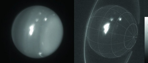 Giant storm on Uranus in the 2.2-micron IR band