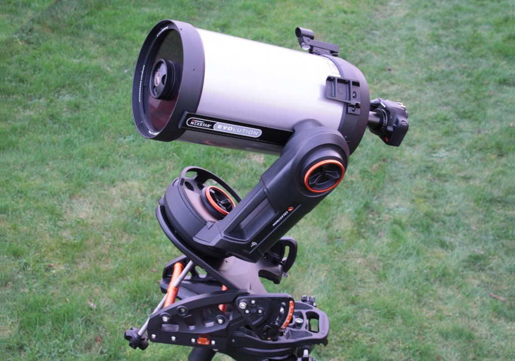 For long-exposure astrophotography with a DSLR or CCD camera, image rotation is eliminated with a Celestron Pro HD wedge (an optional extra). My tests revealed that the review instrument's polar axis had a peak-to-peak periodic error of just under 30 arcseconds. AN image by Ade Ashford