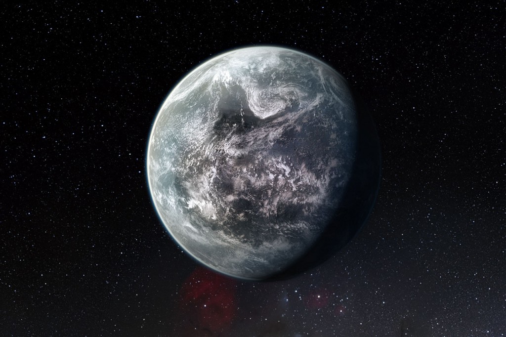 An artist’s impression of a habitable exoplanet. Image: ESO/M Kornmesser/Nick Risinger (skysurvey.org).