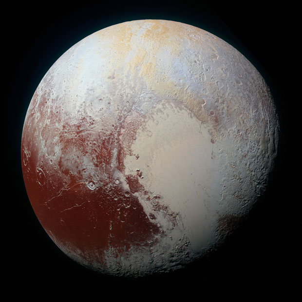 New Horizons provided our very first close-up look at Pluto. Image: NASA/JHUAPL/SwRI.