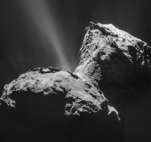 It was the year of the comet as Rosetta stayed the course with 67P/Churyumov–Gerasimenko on its orbit around the Sun. Image:  ESA/Rosetta/NAVCAM.