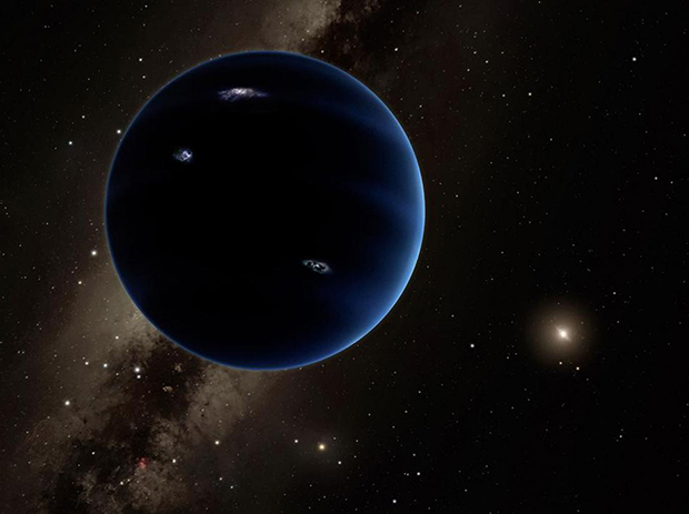 An artist's impression of what 'Planet Nine' could look like. Image: Caltech/R Hurt (IPAC).