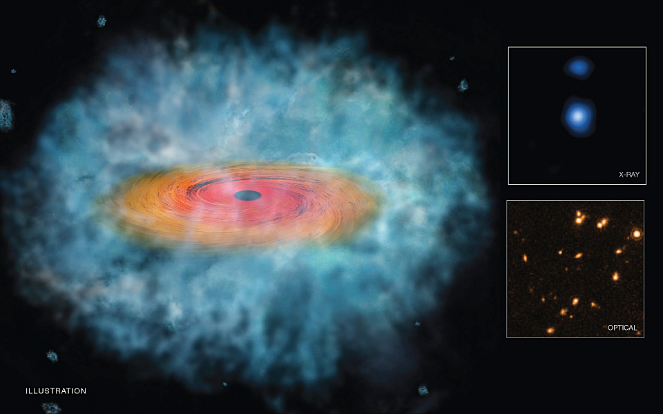 hubble telescope images black holes