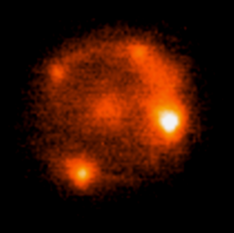 Keck Observatory captures rare highresolution images of exploded star