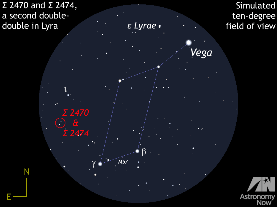 Lyra Star Chart