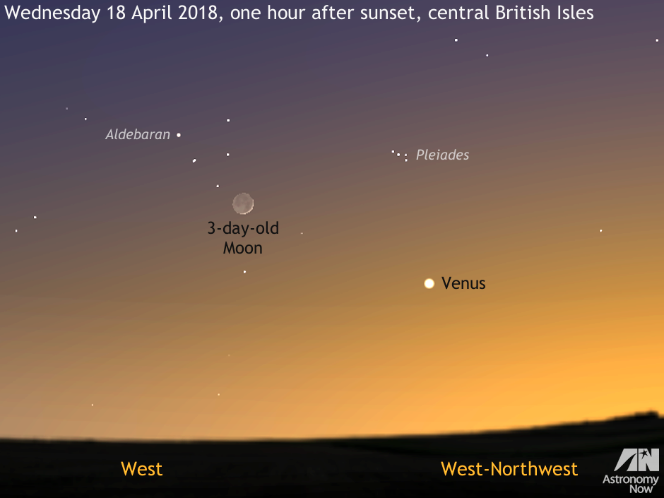 astronomy crescent moon