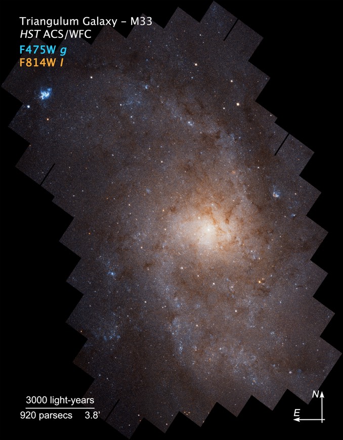 triangulum galaxy hubble