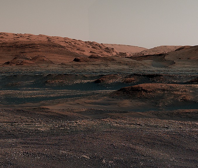 panoramic mars surface