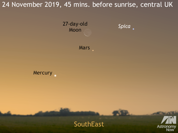 See Mercury at its best meet Mars in the dawn sky – Astronomy Now