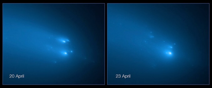 hubble telescope comet star