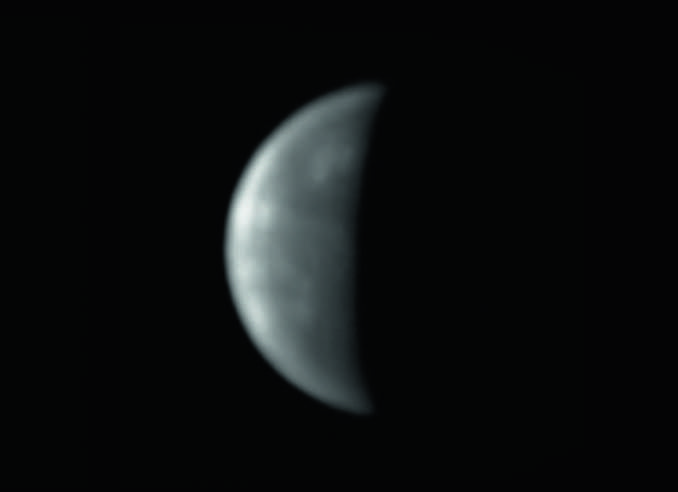 view of mercury from telescope