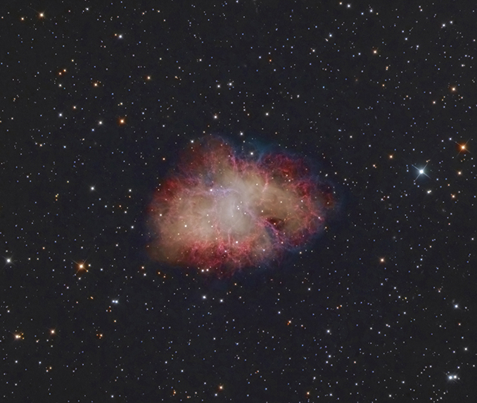 crab nebula explosion