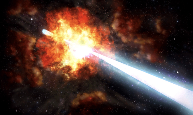 The Brightest Gamma Ray Burst Ever Observed Defies Long Standing Models Astronomy Now 