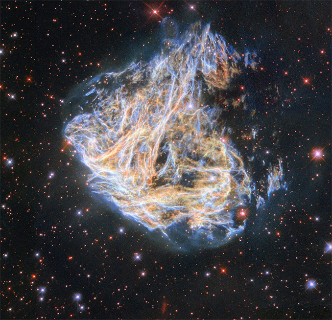 Mysterious hydrogen-free supernova sheds light on stars' violent death  throes