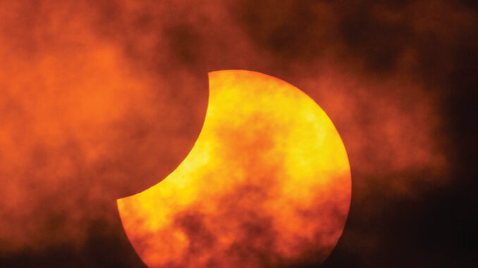 Partial solar eclpse