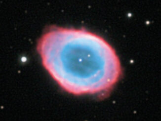 The extraordinary Ring Nebula (Messier 57), showing off its multilayered form. Image: Bob Fera.